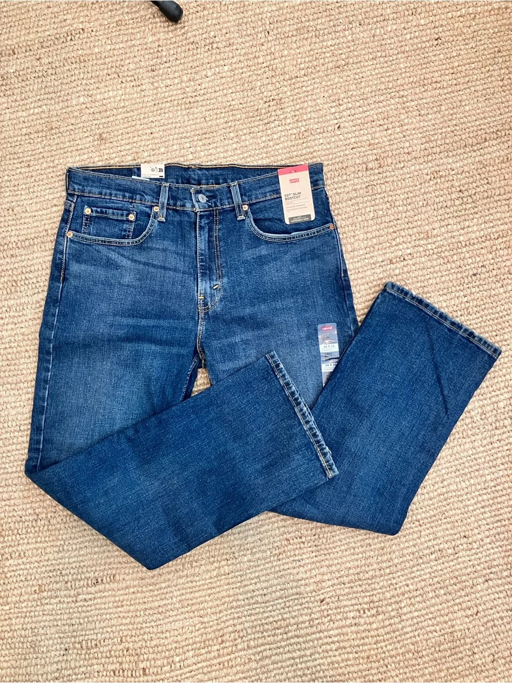 NWT 34x30 Men’s Levi’s 527 Slim Bootcut